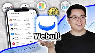 Webull Malaysia Review Zero Brokerage  Fractional Shares [upl. by Cnut]