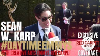 Sean W Karp 4x Daytime Emmy Nominee Sound Mixing interview at 45th DaytimeEmmys Creative Arts [upl. by Ytisahcal]