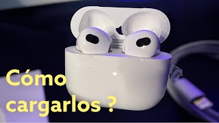 Cómo cargar los AirPods de 3ra generación [upl. by Anyaled50]