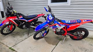 Can a stock Honda 300L Rally ride with a Beta and a KTM [upl. by Harper]