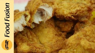 Crispy Fried Fish with Tartar Sauce Recipe By Food Fusion [upl. by Enawd919]