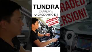 20142019 Tundra CarPlay amp Android Auto Kit iphone android update upgrade diy best drive [upl. by Eedissac]