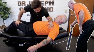 SEVERE SPINAL ARTHRITIS DISH Extreme Chiropractic CRACKING Adjustment PART 2 [upl. by Aiket154]