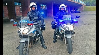 Eskorta policyjnych motocykli dla rodzącej kobiety  pilscy policjanci w akcji [upl. by Garlen]