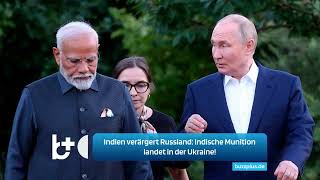 Indien verärgert Russland Indische Munition landet in der Ukraine [upl. by Aihsele]