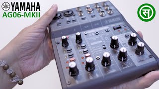 USB Audio Mixer Interface Unboxing  Yamaha AG06MK2 for Live Streaming Music Studio Recording [upl. by Janella272]