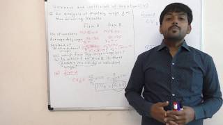 Variance and Coefficient of Variation CV in Hindi 01  BeingGouravCom [upl. by Ecallaw232]