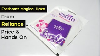 Freshomz Magical Haze Freshener Price  Hands On Review  From Reliance Industries Products [upl. by Magdala]