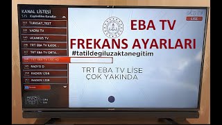 Eba Tv Kanalları Arçelik Beko Frekans Ayarları Nasıl yapılır Eba Tv Uzaktan Eğitim frekansları [upl. by Alasdair]