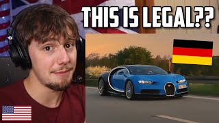 American Shocked By Bugatti Chiron Going 400 KPH on the Autobahn [upl. by Clare]