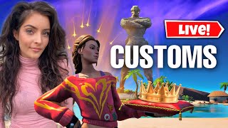 FORTNITE LIVE  CUSTOM games with VIEWERS NAEAST scrims later [upl. by Jenette]