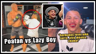 LAZY BOY FOI PRA CIMA SPARRING ALEX PEREIRA VS LAZY BOY [upl. by Wicks]