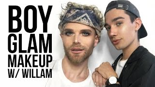 BOY GLAM MAKEUP TUTORIAL W WILLAM [upl. by Whitcher704]