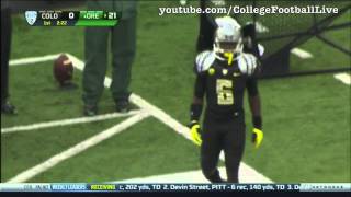 Oregon RB DeAnthony Thomas vs Colorado ᴴᴰ [upl. by Trilley]