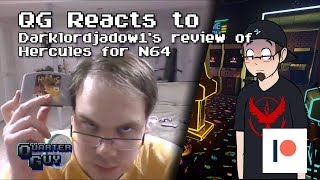 QG Reacts to Darklordjadow1s Review of Hercules for N64 Patreon Request [upl. by Sueahccaz]