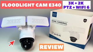 EUFY Floodlight Cam E340 Review  3K  2K Dual Cam  247  Ai Tracking [upl. by Anivol]