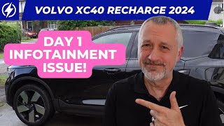 Volvo XC40 Recharge infotainment issue on day one and how it was fixed [upl. by Arriet]