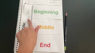 Story Summary Interactive Notebook Activity  Retell Beginning Middle End [upl. by Rangel]