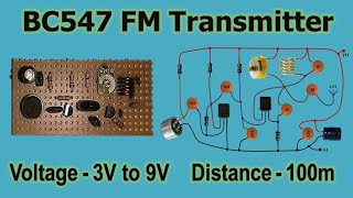 BC547 FM Transmitter [upl. by Ledairam]