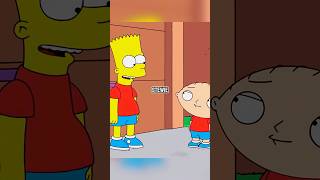 Bart and Stewie 😳 thesimpsons shorts [upl. by Hardej]