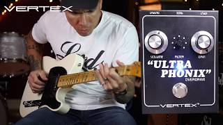 Do you want the D style overdrive I mean  Vertex Ultraphonix pedal  demo by RJ Ronquillo [upl. by Tnairb568]