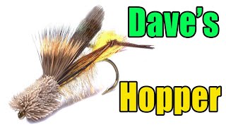 Daves Hopper Fly Tying  Dave Whitlock Fly Pattern [upl. by Omolhs]