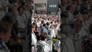 三社祭の人の多さ 2023 西浅草三丁目北町会 神輿 激こみ 東京浅草 Sanja Matsuri portable shrine Festival Asakusa Shrine shorts [upl. by Quent]