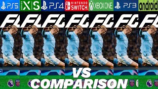 EA FC 24 PS5 Vs Xbox Series XS Vs PS4 VS Nintendo Switch Vs Xbox One Vs PS3 Vs Android [upl. by Mella]