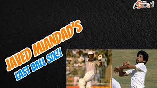 MAGICAL SUNDAY Javed Miandads Last Ball Six Against India in Sharjah Back In 1986  SGG Special [upl. by Alegre]