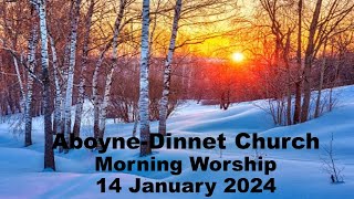 AboyneDinnet Church  Morning Service  14 January 2024 [upl. by Misha419]