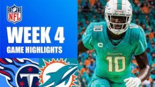 quotDolphins vs Titans Epic LastMinute Thriller  NFL Week 4 Highlightsquot [upl. by Nwadal226]