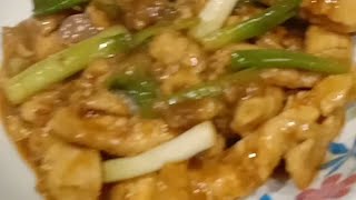 Stir  Fry Chicken Fillet with Spring Onion Stem [upl. by Rayford455]