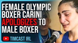 Female Olympic Boxer Carini APOLOGIZES To Male Boxer Conservatives Were WRONG [upl. by Vanna838]