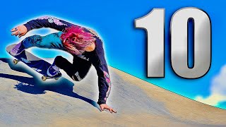 10 CREATIVE SKATEBOARD TRICKS FOR BEGINNERS [upl. by Ordnaxela383]