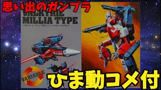 【ひま動コメ付】思い出のガンプラキットレビュー集 No1161 ☆ 超時空要塞マクロス BANDAI 1100 VF1J 可変スーパーバルキリー ミリアタイプ [upl. by Schick]