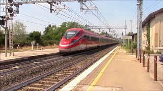 Trains In Italy  Desenzano Del Garda Station  July 2017 [upl. by Aytida]