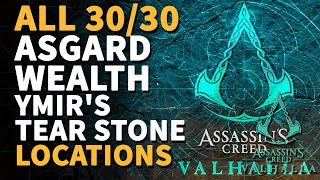 All Asgard Wealth 30 x Ymirs Tear Stone Assassins Creed Valhalla [upl. by Ameyn428]