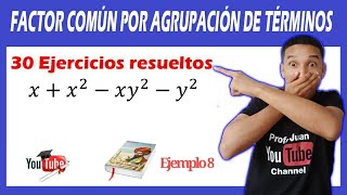 😍 👉FACTOR COMÚN POR AGRUPACIÓN DE TÉRMINOS ejercicios✅  🚀 Súper FÁCIL [upl. by Neffirg]