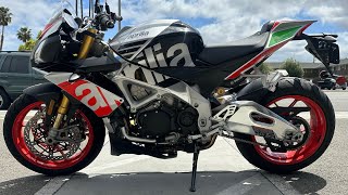 2017 Aprilia V4 Tuono 1100 Factory Very nice Naked Motorcycle in the SF Bay Area [upl. by Fiedling908]