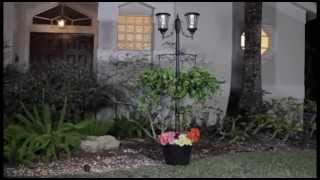 Martens Solar Lamp Post and Planter [upl. by Xuaeb218]