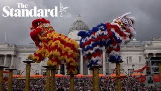 Tens of thousands turn out to celebrate Chinese New Year [upl. by Daas536]