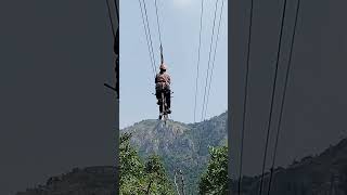 sky cyclingBicycle RopewayRajgir Bihar shotsvideo shotsviral shotsfeed [upl. by Hilar]