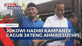 Saat Jokowi Hadiri Kampanye Paslon Jateng Ahmad Luthfi di Klaten dan Karanganyar SERIAL PILKADA [upl. by Nitfa25]