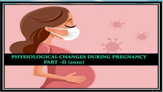 Physiological Changes During Pregnancy Part II Reproductive tract Urinary amp Alimentary tract [upl. by Chery985]