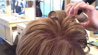 TWIG hair lounge  styling lesson with flat iron Betsy [upl. by Northrop]