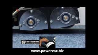 PowerVac Santoemma Charis Dual Carpet Scrubber [upl. by Waverley487]