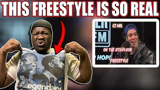 EZ Mil Nods To Nipsey Hussle amp YG In Emotionally Charged Freestyle LIVE ON THE 8TH FLOOR REACTION [upl. by Stilwell]