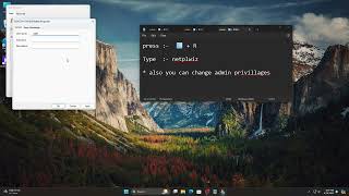 Windows User Name change  netplwiz  windows 781011  Admin privillages change  User name [upl. by Smoot]