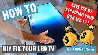 HOW TO FIX SAMSUNG TV WITH BLACK SCREEN TV Disassembly amp Fix [upl. by Hasty]