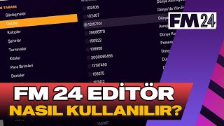 Football Manager 2024 PreGame Editör Kullanım Rehberi  Adım Adım Talimatlar [upl. by Annyrb]